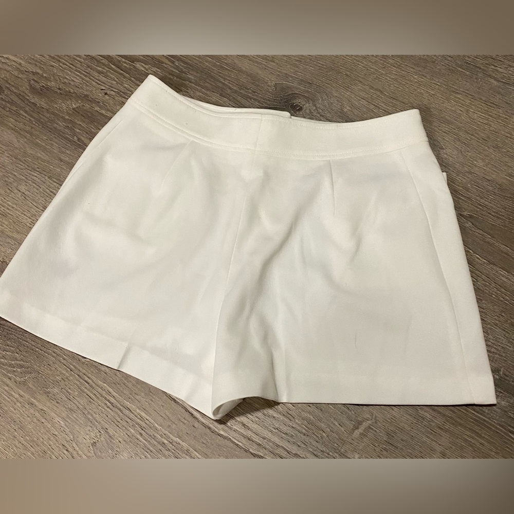 Adidas White Tennis Shorts XS Athletic Yoga Golf Pocketed Retro Trefoil - Picture 5 of 5